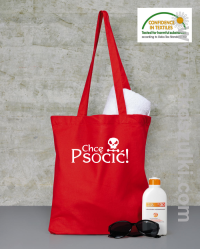 Chcę psocić - Eco torba czerwona