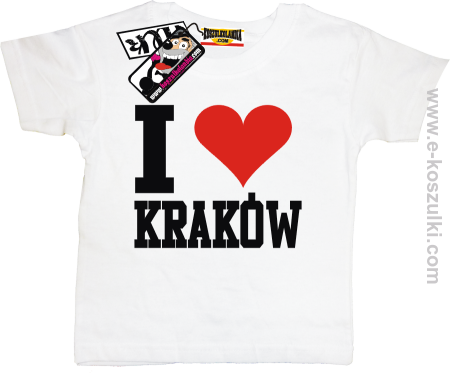 I love Kraków - koszulka dziecięca