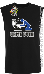 Game over po imprezie - bezrękawnik męski czarny