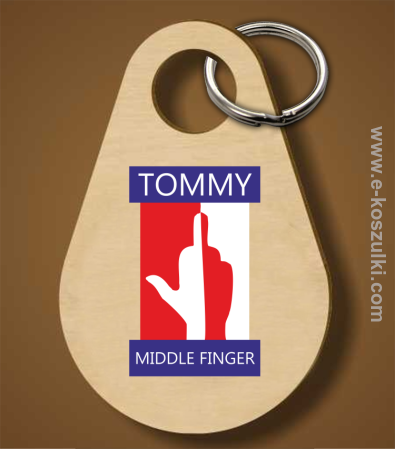 Tommy Middle Finger - brelok 