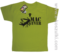 Mac Gyver - koszulka dziecięca kiwi