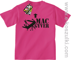 Mac Gyver - koszulka dziecięca różowy