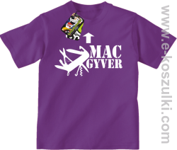 Mac Gyver - koszulka dziecięca fioletowy