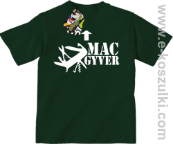 Mac Gyver - koszulka dziecięca butelkowy