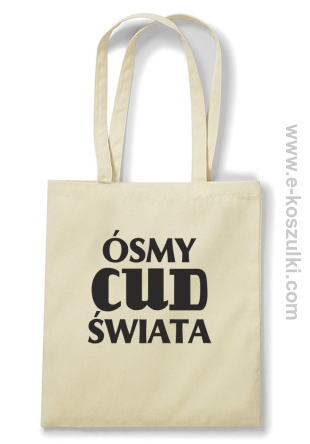 Ósmy cud świata - ECO torba beżowa