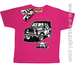 Uaz koszulka dziecięca - różowy