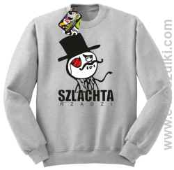 Szlachta rządzi - bluza bez kaptura melanżowa