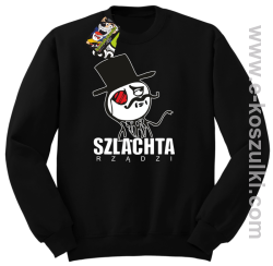 Szlachta rządzi - bluza bez kaptura czarna