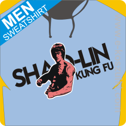 Shaolin kung fu BRUCE LEE - bluza męska z nadrukiem 