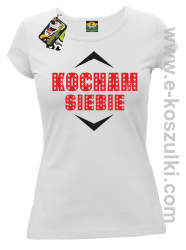 Kocham siebie - Koszulka damska biała