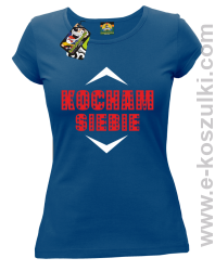 Kocham siebie - Koszulka damska niebieska