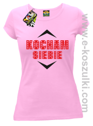 Kocham siebie - Koszulka damska różowa