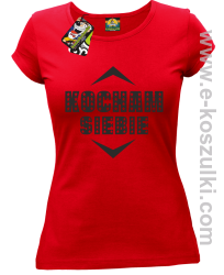 Kocham siebie - Koszulka damska czerwona