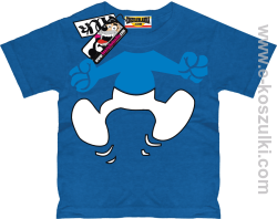 Smurf koszulka dziecięca - niebieski