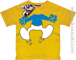 Smurf koszulka dziecięca - żółty