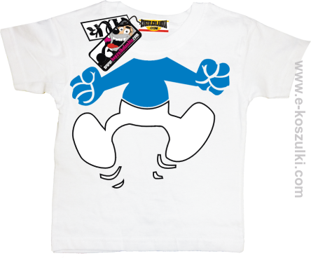 Smurf koszulka dziecięca - biały