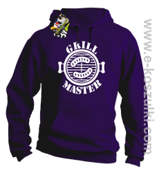 Grill Master - bluza z kapturem fioletowy