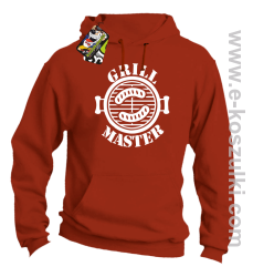 Grill Master - bluza z kapturem pomarańczowy