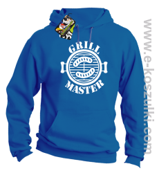 Grill Master - bluza z kapturem niebieski