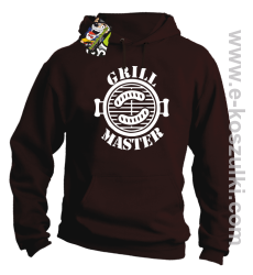 Grill Master - bluza z kapturem brązowy