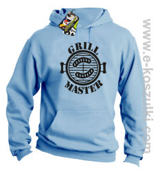 Grill Master - bluza z kapturem błękitny