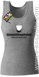 Cenosillicaphobia strach przed szklanką - top damski melanż