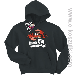 Chodź Cię uszczypnę bluza dziecięca - czarny