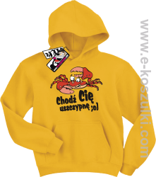 Chodź Cię uszczypnę bluza dziecięca - żółty