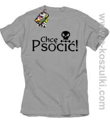 Chcę psocić - koszulka męska melanżowa