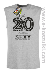Już 20-stka ale ciągle sexy - bezrękawnik męski melanż