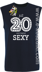Już 20-stka ale ciągle sexy - bezrękawnik męski granatowy