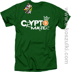 CryptoMaster CROWN - koszulka męska zielona