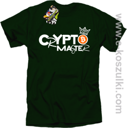 CryptoMaster CROWN - koszulka męska butelkowa