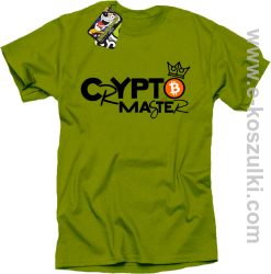 CryptoMaster CROWN - koszulka męska kiwi