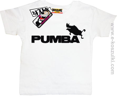 Pumba koszulka dziecięca - biały