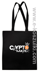 CryptoMaster CROWN - torba eko na zakupy czarna