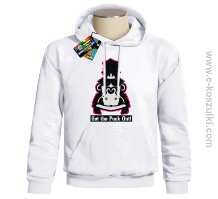 Zizzi Gorilla Get the Fuck Out - Bluza z nadrukiem