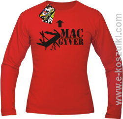 Mac Gyver - longsleeve red