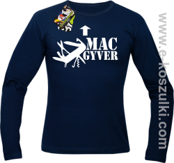 Mac Gyver - longsleeve navy