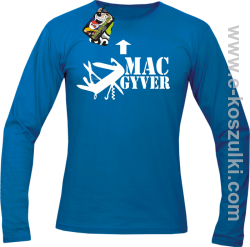 Mac Gyver - longsleeve royal blue