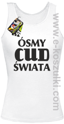 Ósmy cud świata - top damski biały