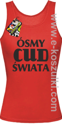 Ósmy cud świata - top damski czerwony