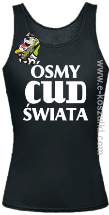 Ósmy cud świata - top damski czarny