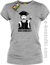 Mam Licencjant Studentka z dyplomem - koszulka damska melanż 