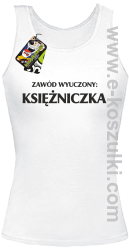Zawód wyuczony: księżniczka - top damski biały