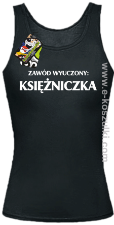 Zawód wyuczony: księżniczka - top damski czarny