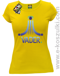 VADER STAR ATARI STYLE - koszulka damska żółta