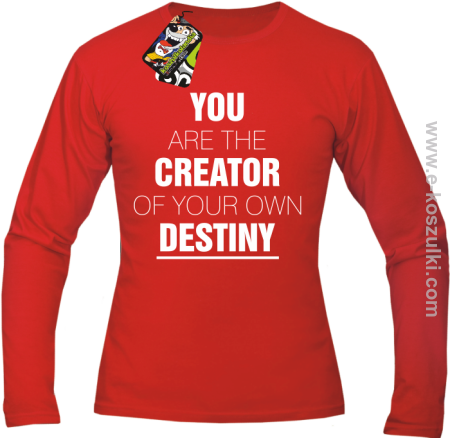 You are the CREATOR of your own DESTINY - Longsleeve męski 