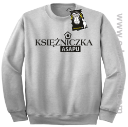 Księżniczka ASAPU - bluza dla informatyka bez kaptura melanż