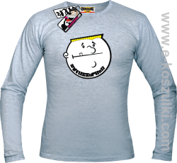 Wuss up bro - longsleeve męski - melanżowy